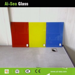 colored tempered glazing glass