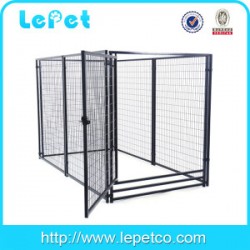 large outdoor metal welded wire dog kennel