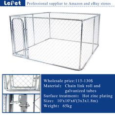 large welded wire dog kennel /chain link dog kennel/dog cage/dog run manufacturer wholesale supplier
