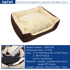 luxury dog bed pet sofa cozy washable large pet dog bed wholesale supplier manufacturer china