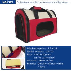 Pet supplies soft dog travel crate/soft sided pet carrier/pet carrier bag wholesale pet carrier