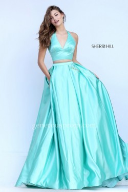 Light Emerald Sherri Hill Prom Dresses 50053 with Beaded Pockets – $198.00 : Prom Dresses  ...