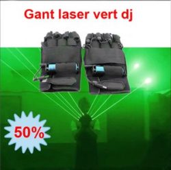 Haute qualité gants laser vert