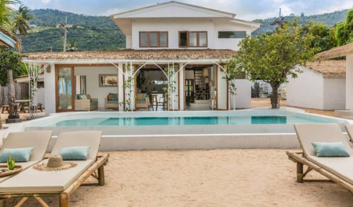 Bedroom Luxury Villa with Pool in Bang Po, Koh Samui, Thailand