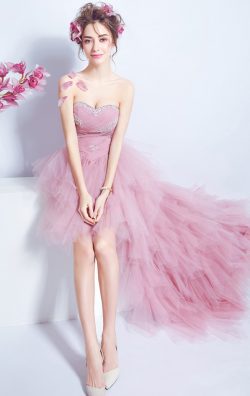 Formaldressau Pink High Low Formal Dress Online Australia