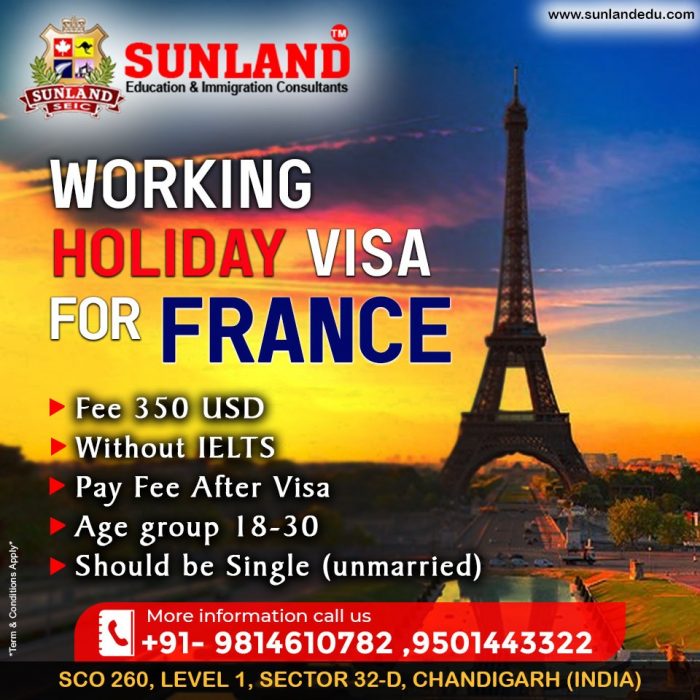 France Working Holiday Visa