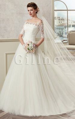 Abito da Sposa Seducente All Aperto A-Line Shiena Sheer Ampio – Gillne.it