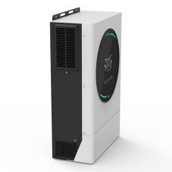 The inverter converts the energy provided by the grid into direct current