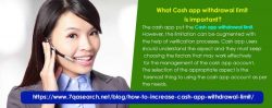 What Cash app withdrawal limit is important?