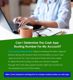 Can I Determine The Cash App Routing Number For My Account?