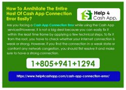 How To Annihilate The Entire Host Of Cash App Connection Error Easily?