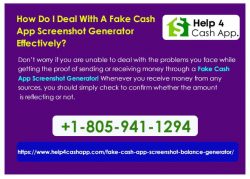 How Do I Deal With A Fake Cash App Screenshot Generator Effectively?