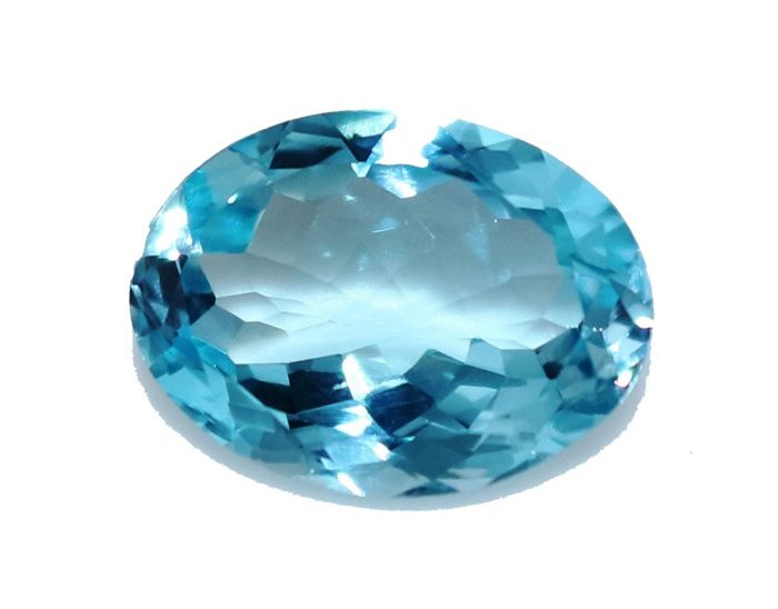 Natural Swiss Blue Topaz