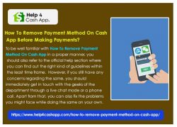 How To Remove Payment Method On Cash App Before Making Payments?