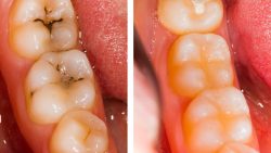 What is a composite tooth filling?