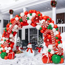 Christmas Decorations With Balloons | Balloon christmas decor ideas