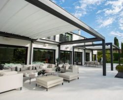 Buy Pergola with waterproof roof in USA – KE Outdoor Design US