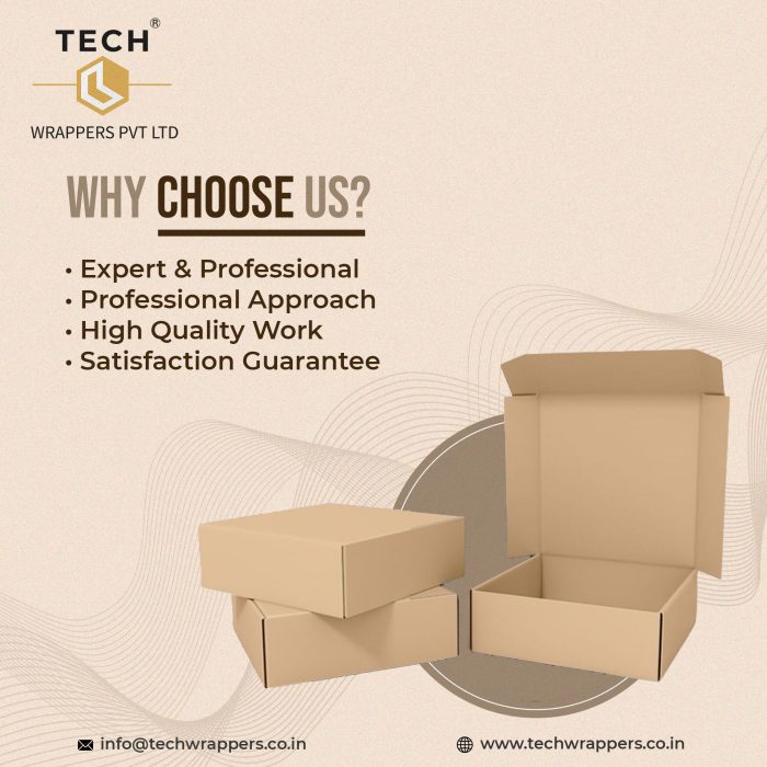 Tech Wrappers – Corrugated Box exporter