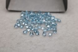 Lab Created Aquamarine Gemstone