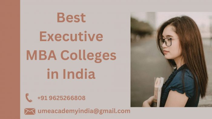 Best Executive MBA Colleges in India