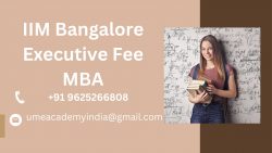 IIM Bangalore Executive Fee MBA
