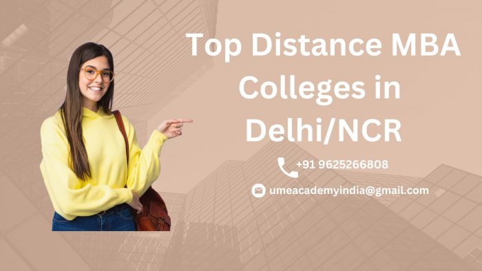 Top Distance MBA Colleges in Delhi/NCR