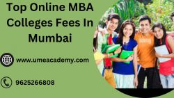 Top Online MBA Colleges Fees In Mumbai