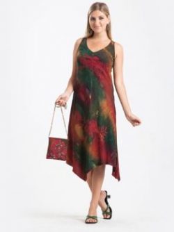 Color Me Stylish Mid Length Hawaiian Dress