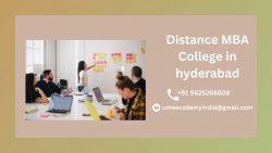 Distance MBA College in hyderabad