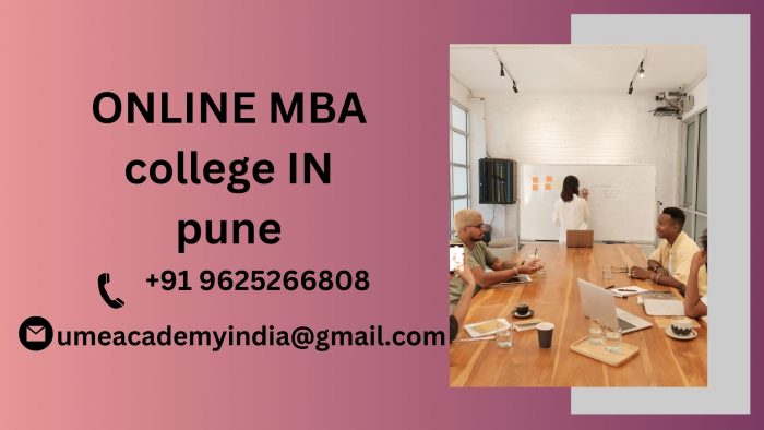 ONLINE MBA college IN pune