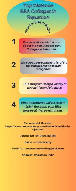 Top Distance BBA Colleges in Rajasthan