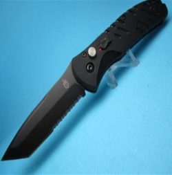Gerber Propel Auto Tanto Point Serrated Switchblade Knife
