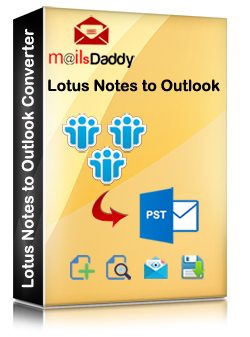 MailsDaddy Lotus Notes to Outlook COnverter