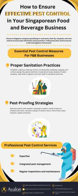 How to Ensure Effective Pest Control in your Singaporean Food and Beverage Business