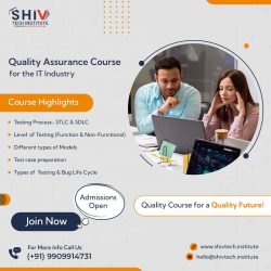Shiv Tech Institute Presents The Best Quality Assurance Course in Ahmedabad