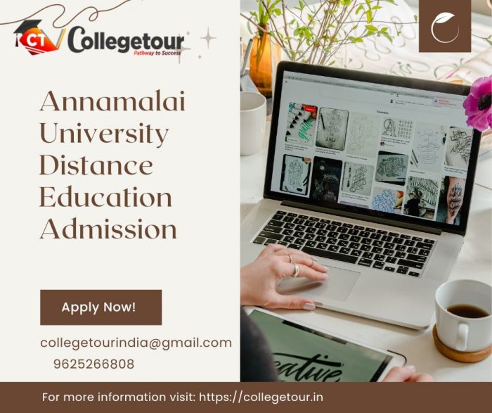 Annamalai University Distance Education Admission