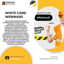 White Card Nsw Course Online: Enroll Today