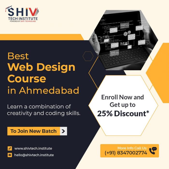 Best Web Design Course in Ahmedabad by Shiv Tech Institute