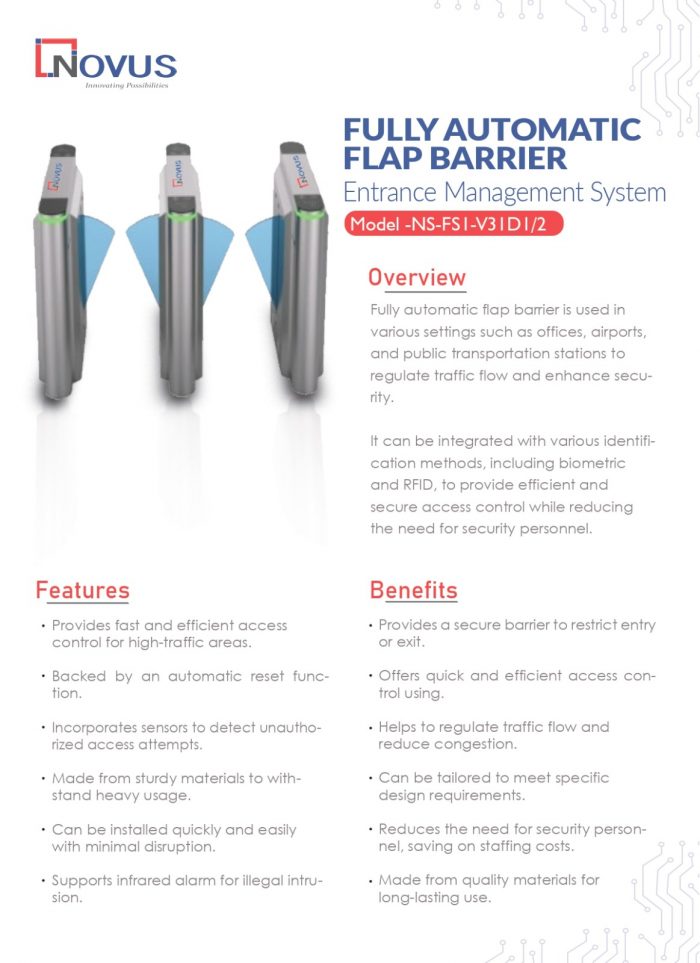 Automatic flap barriers