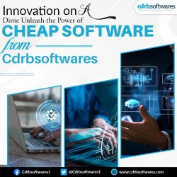 Innovation on a Dime: Unleash the Power of Cheap Software from Cdrbsoftwares