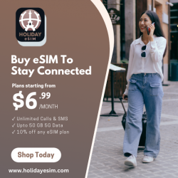 Purchase Affordable eSIM Bundles For Your Trip Abroad