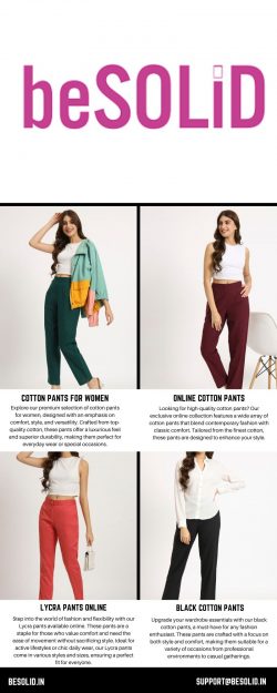 Find Women’s Cotton Pants Online Now