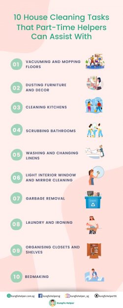 10 House Cleaning Tasks That Part-Time Helpers Can Assist With