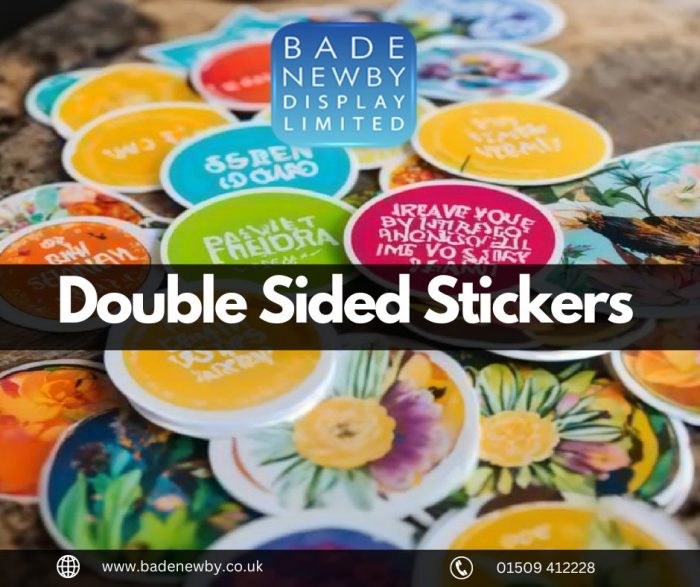 Order Premium Quality Double Sided Sticker For Your Business Advertisement