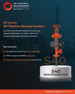 S40 Pipeline Desuperheaters in India