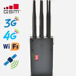 6 Antennen tragbare GSM jammer