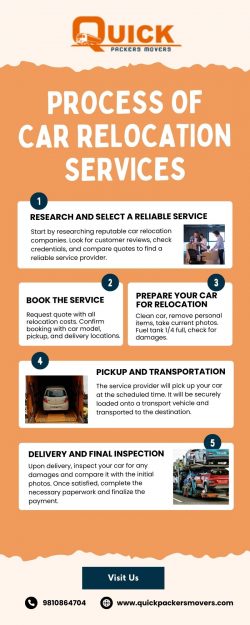 Process of Car Relocation Services