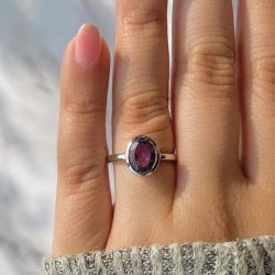 How to Resize a Dainty Amethyst Ring