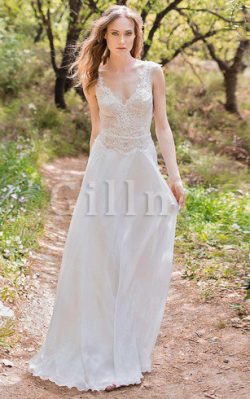 Abito da Sposa a Riva Tubino in Pizzo in Pizzo in Chiffon – Gillne.it