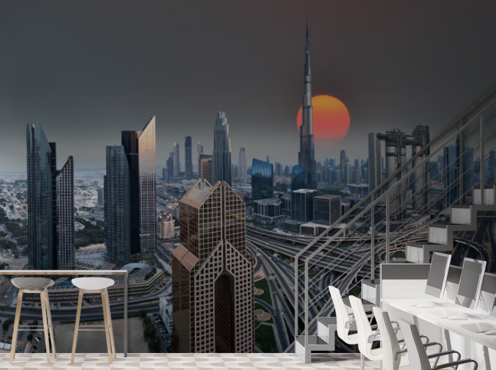 Dubai Skyline Wallpaper Murals